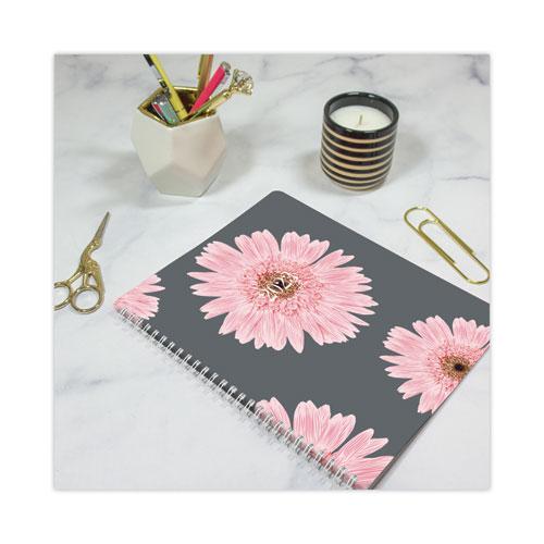 Essential Collection 14-Month Ruled Monthly Planner, 8.88 x 7.13, Daisy Black/Pink Cover, 14-Month (Dec to Jan): 2023 to 2025. Picture 3