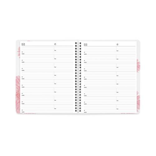Essential Collection 14-Month Ruled Monthly Planner, 8.88 x 7.13, Daisy Black/Pink Cover, 14-Month (Dec to Jan): 2023 to 2025. Picture 4