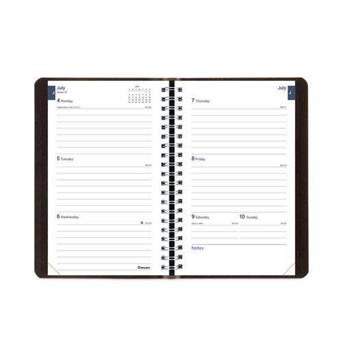 Academic Weekly/Monthly Planner, 8 x 5, Black Cover, 13-Month (Jul to Aug): 2024 to 2025. Picture 4