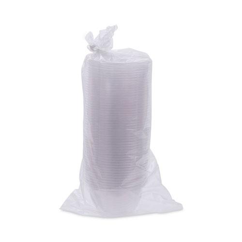 Renewable and Compostable Containers, 18 oz, 5.5" Diameter x 2.3"h, Clear, 150/Carton. Picture 6