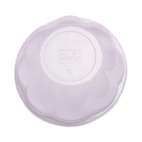 Renewable and Compostable Containers, 18 oz, 5.5" Diameter x 2.3"h, Clear, 150/Carton. Picture 10
