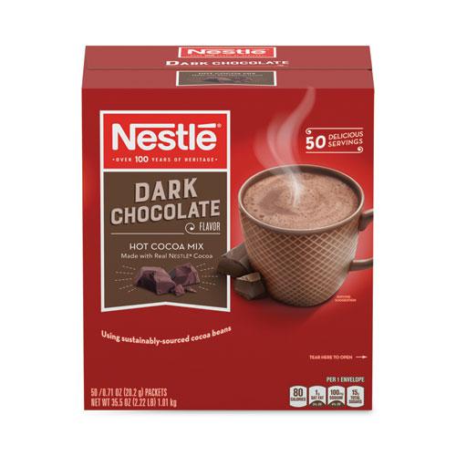 Hot Cocoa Mix, Dark Chocolate, 0.71 Packets, 50 Packets/Box, 6 Boxes/Carton. Picture 3