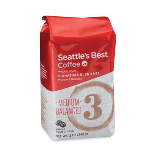 Port Side Blend Whole Bean Coffee, Medium Roast, 12 oz Bag, 6/Carton. Picture 1