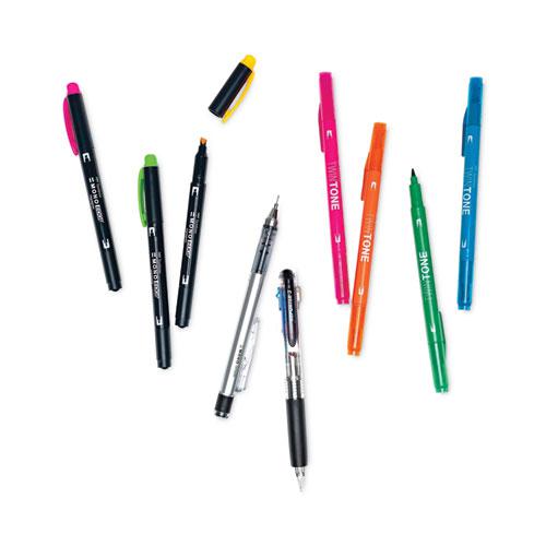 Creative Notetaking Kit, 0.7mm Ballpoint Pen, 0.5mm HB Pencil, (4) Bullet/Chisel Tip Markers,(3) Chisel/Fine Tip Highlighters. Picture 2