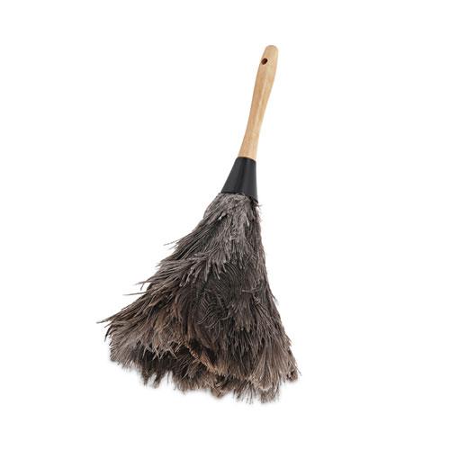 Professional Ostrich Feather Duster, 4" Handle. Picture 1