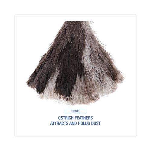 Professional Ostrich Feather Duster, 7" Handle. Picture 4