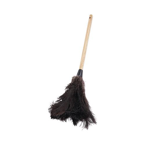 Professional Ostrich Feather Duster, 10" Handle. The main picture.
