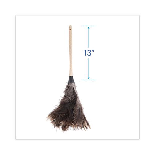 Professional Ostrich Feather Duster, 13" Handle. Picture 2