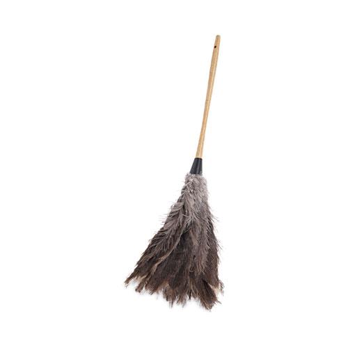Professional Ostrich Feather Duster, 16" Handle. Picture 1