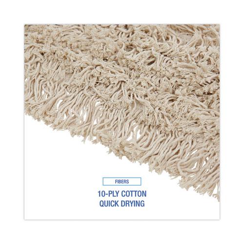 Mop Head, Dust, Cotton, 18 x 3, White. Picture 4