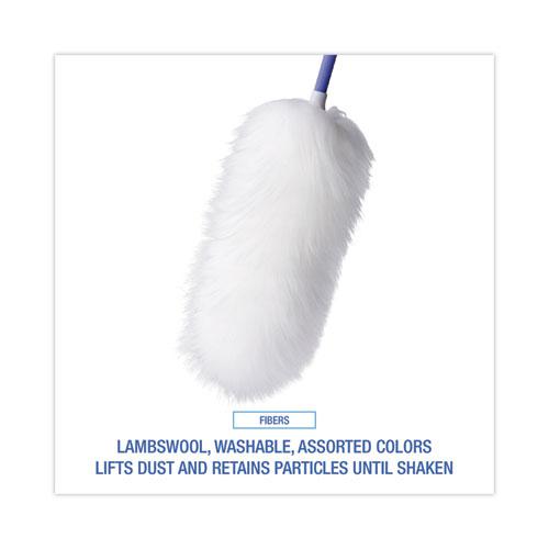 Lambswool Duster, Plastic Handle Extends 35" to 48" Handle, Assorted Colors. Picture 4