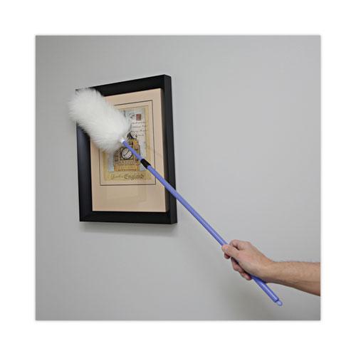 Lambswool Duster, Plastic Handle Extends 35" to 48" Handle, Assorted Colors. Picture 5