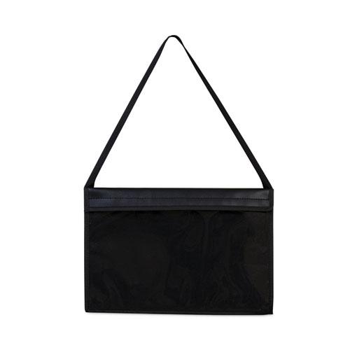 1-Pocket Shop Ticket Holder w/Strap and Black Stitching, 75-Sheet, 9 x 12. Picture 3