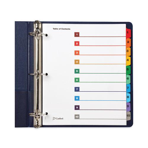 OneStep Printable Table of Contents and Dividers, 10-Tab, 1 to 10, 11 x 8.5, White, 6 Sets. Picture 3