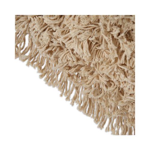 Industrial Dust Mop Head, Washable, Hygrade Cotton, 36w x 5d, White. Picture 5
