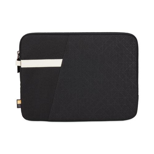 Ibira Laptop Sleeve, Fits Devices Up to 11.6", Polyester, 12.6 x 1.2 x 9.4, Black. The main picture.