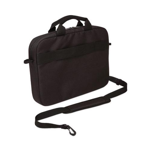 Advantage Laptop Attache, Fits Devices Up to 15.6", Polyester, 16.1 x 2.8 x 13.8, Black. Picture 3
