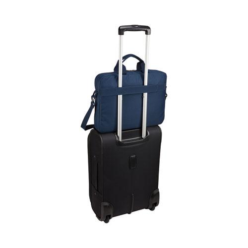 Advantage Laptop Attache, Fits Devices Up to 14", Polyester, 14.6 x 2.8 x 13, Dark Blue. Picture 5