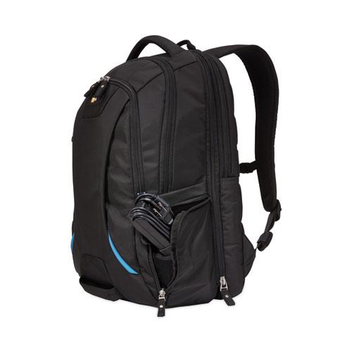 Checkpoint Friendly Backpack, Fits Devices Up to 15.6", Polyester, 2.76 x 13.39 x 19.69, Black. Picture 3