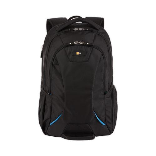 Checkpoint Friendly Backpack, Fits Devices Up to 15.6", Polyester, 2.76 x 13.39 x 19.69, Black. Picture 1