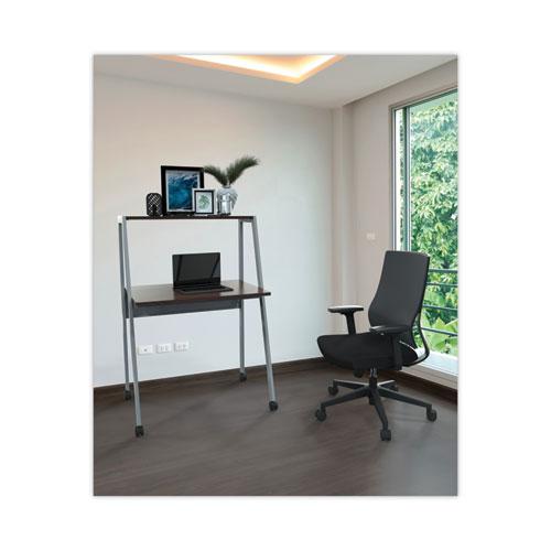 Kompass Flexible Home/Office Desk, 33" x 23.4" x 48", Mocha. Picture 8