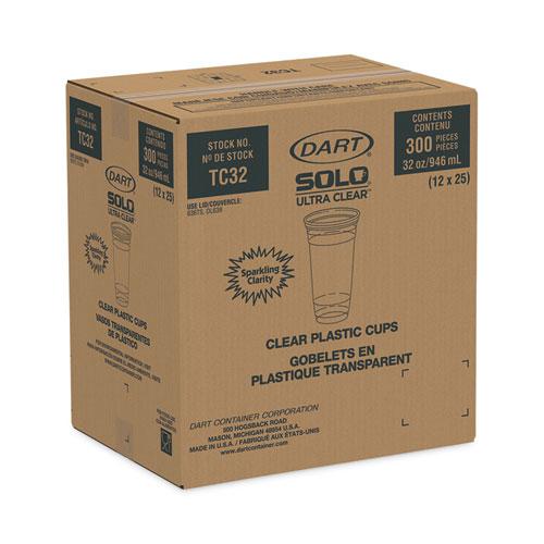 Ultra Clear PETE Cold Cups, 32 oz, Clear, 300/Carton. Picture 3