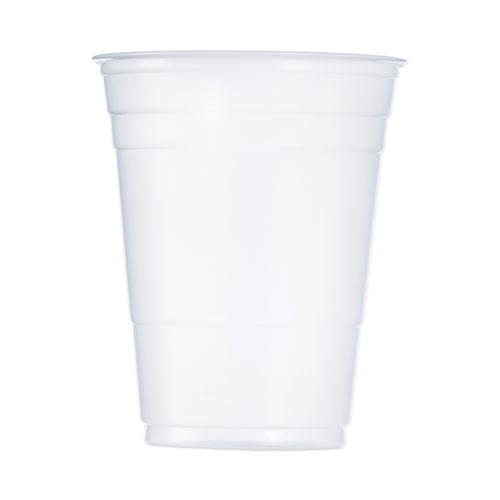 SOLO Party Plastic Cold Drink Cups, 16 oz, 50/Sleeve, 20 Sleeves/Carton. Picture 2