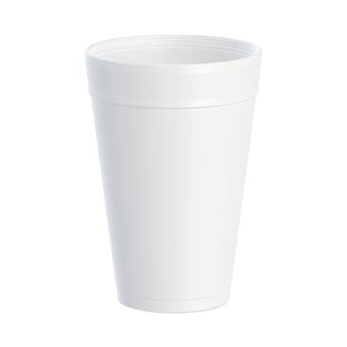 Foam Drink Cups, 32 oz, White, 25/Bag, 20 Bags/Carton. The main picture.