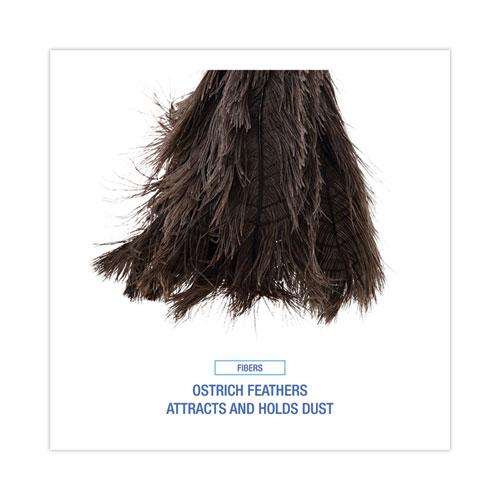 Professional Ostrich Feather Duster, 16" Handle. Picture 4