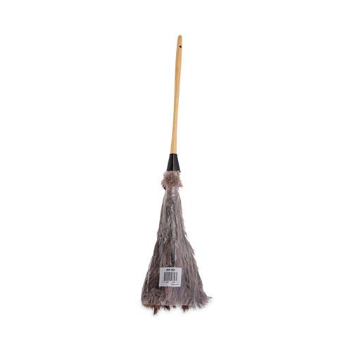 Professional Ostrich Feather Duster, 16" Handle. Picture 7