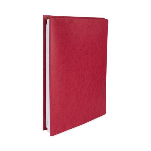 Expandable Hanging Data Binder, 2 Posts, 6" Capacity, 11 x 8.5, Red. Picture 3