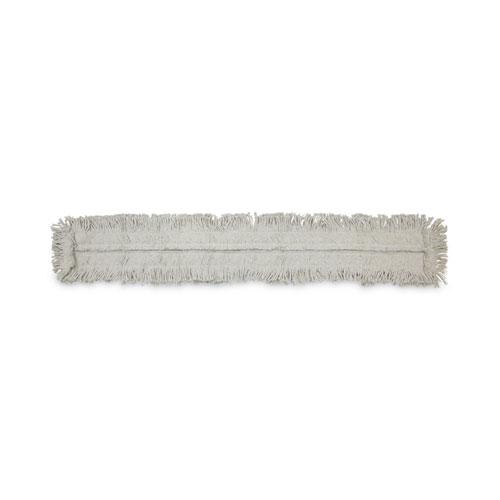 Disposable Dust Mop Head, Cotton, Cut-End, 60w x 5d. Picture 1