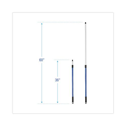 Telescopic Handle for MicroFeather Duster, 36" to 60" Handle, Blue. Picture 2