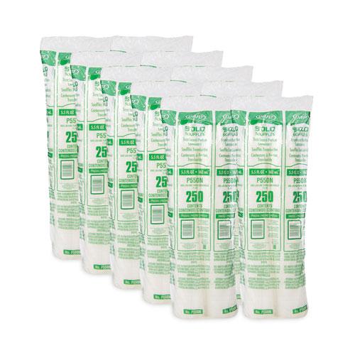Polystyrene Portion Cups, 5.5 oz, Translucent, 250/Bag, 10 Bags/Carton. Picture 3