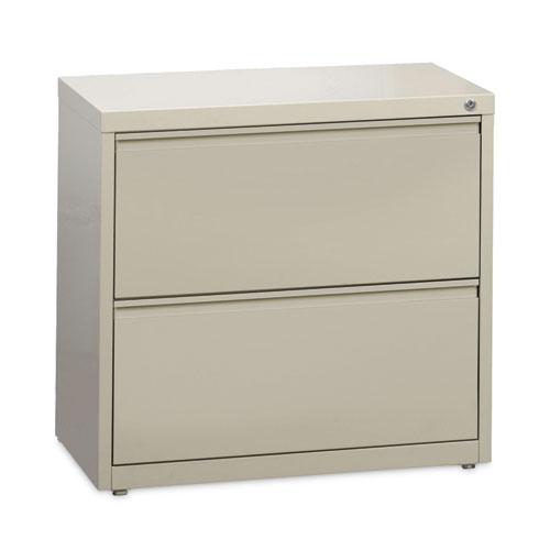 Lateral File Cabinet, 2 Letter/Legal/A4-Size File Drawers, Putty, 30 x 18.62 x 28. Picture 1