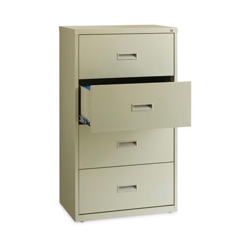 Lateral File Cabinet, 4 Letter/Legal/A4-Size File Drawers, Putty, 30 x 18.62 x 52.5. Picture 3