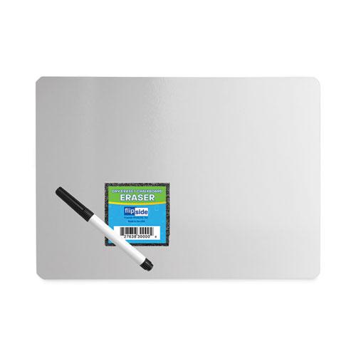 Dry Erase Board Set with Black Markers, 12 x 9, White Surface, 12/Pack. Picture 1