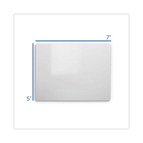 Dry Erase Board, 5 x 7, White Surface, 12/Pack. Picture 3