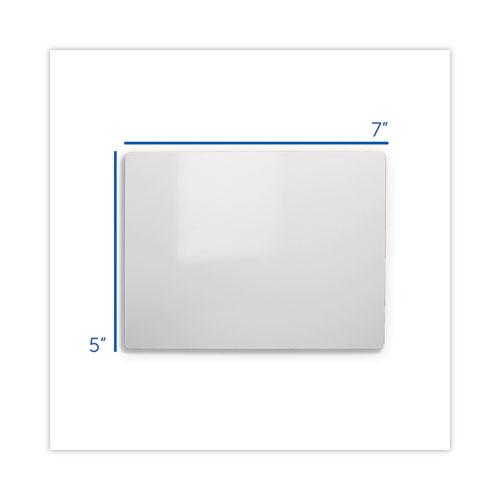 Dry Erase Board, 7 x 5, White Surface, 12/Pack. Picture 3