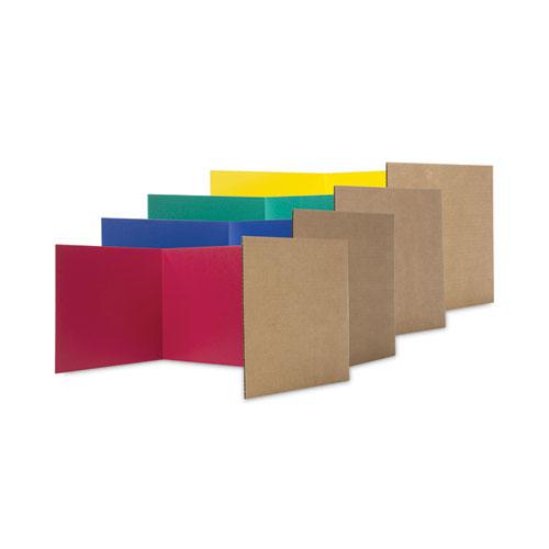 Study Carrel, 48 x 18, Assorted Colors, 24/Pack. Picture 2