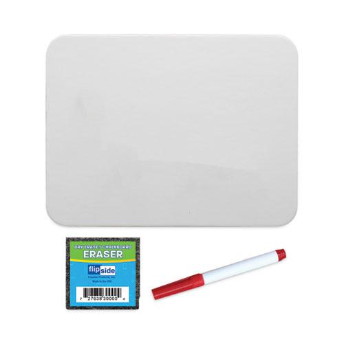 Dry Erase Board Set with Assorted Color Markers, 12 x 9, White Surface, 12/Pack. Picture 1