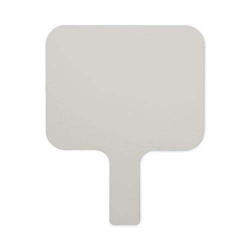 Dry Erase Paddle, 9.75 x 8, White Surface, 12/Pack. Picture 1