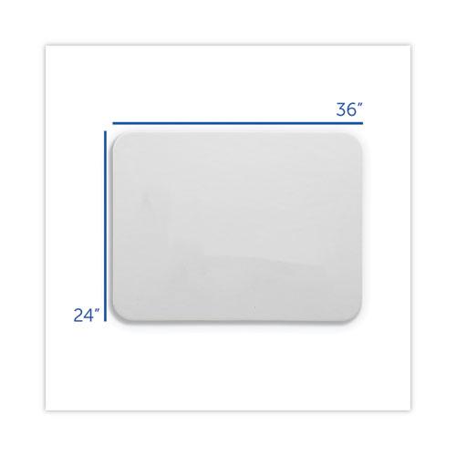 Magnetic Dry Erase Board, 36 x 24, White Surface. Picture 3
