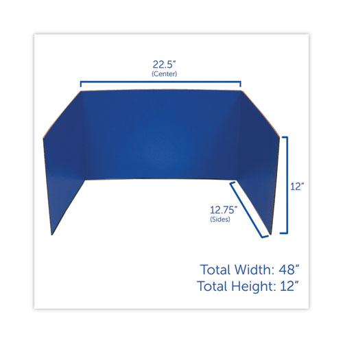 Study Carrel, 48 x 12, Assorted Colors, 24/Pack. Picture 3