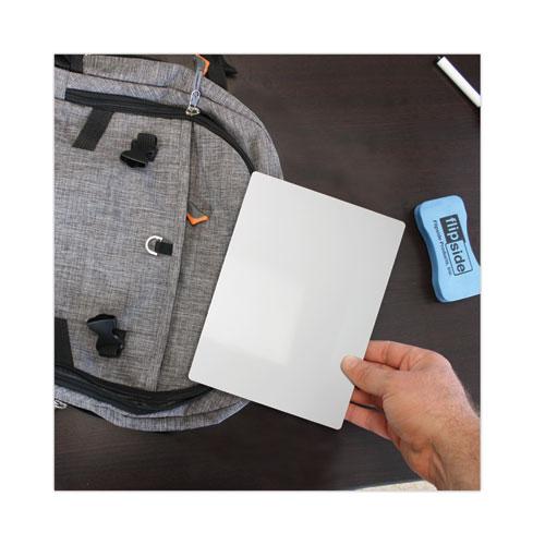Two-Sided Dry Erase Board, 7 x 5, White Front/Back Surface, 24/Pack. Picture 4