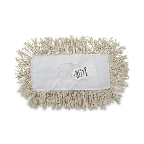 Mop Head, Dust, Cotton, 12 x 5, White. Picture 1