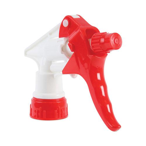 Trigger Sprayer 250, 8" Tube, Fits 16-24 oz Bottles, Red/White, 24/Carton. Picture 1