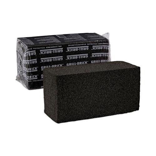 Grill Brick, 8 x 4, Black, 12/Carton. Picture 1