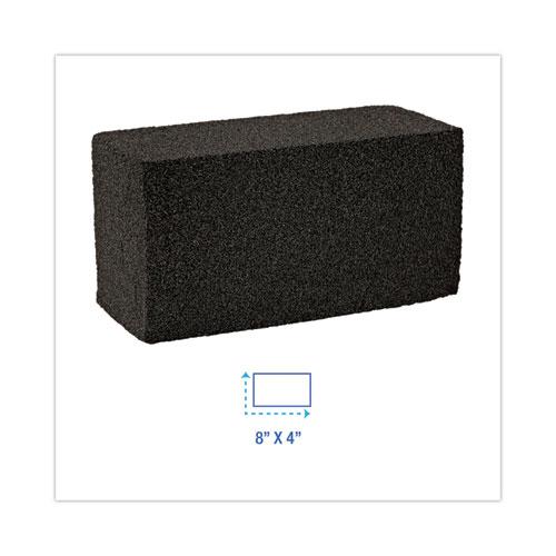 Grill Brick, 8 x 4, Black, 12/Carton. Picture 2