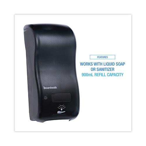 Bulk Fill Soap Dispenser, 900 mL, 5.5 x 4 x 12, Black. Picture 4